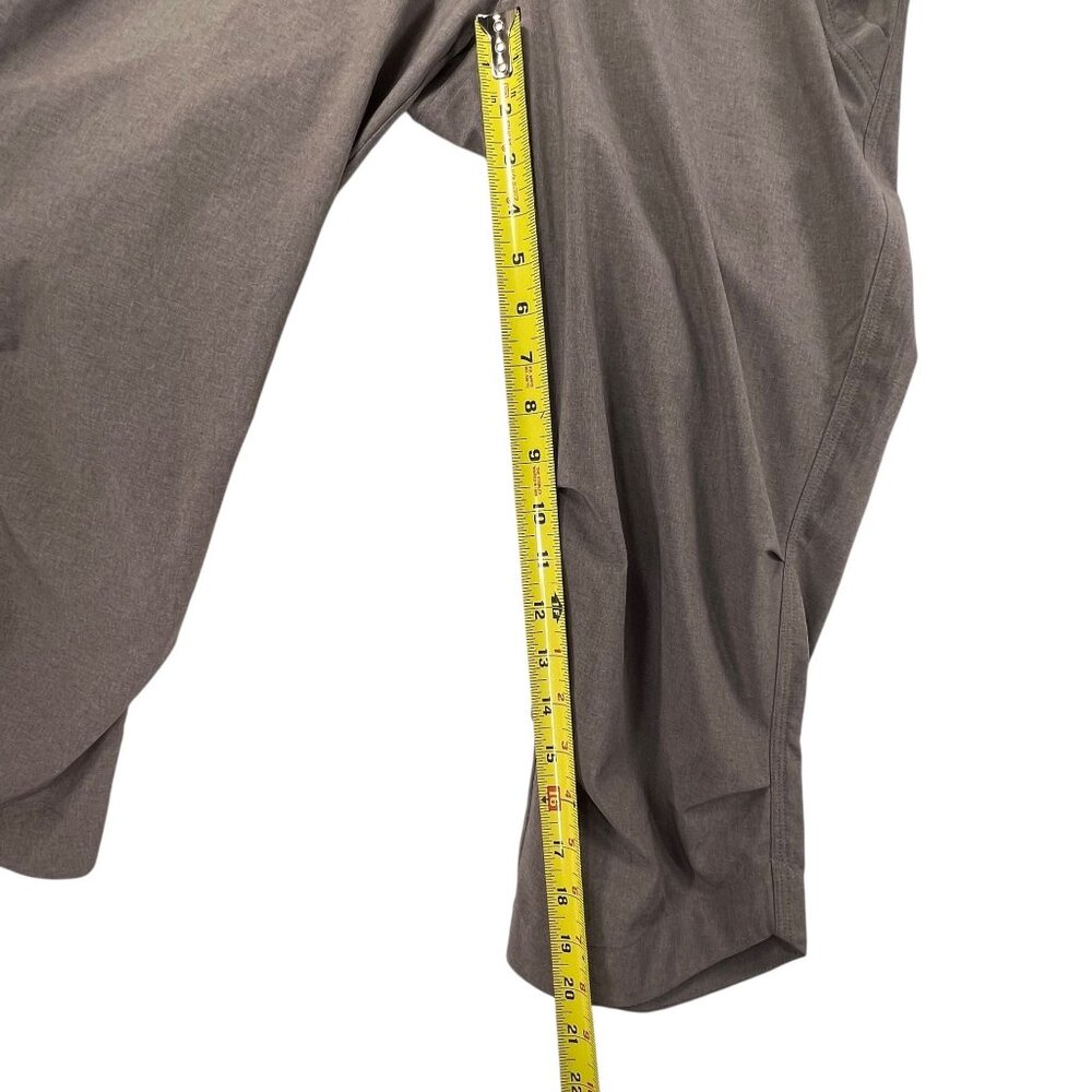 Marmot Taupe Brown Capri Pants Drawstring Elastic Waist Lightweight Med Hiking - Picture 13 of 13
